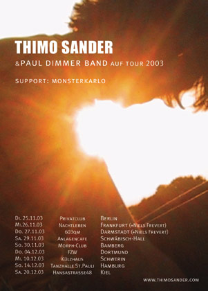 Flyer CD-Release Rückseite