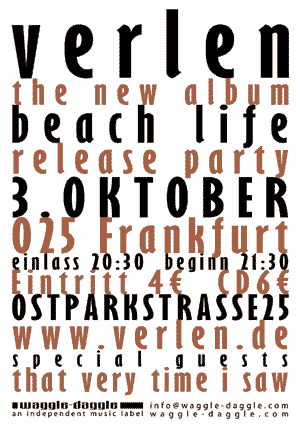 VERLEN CD-Release 2002